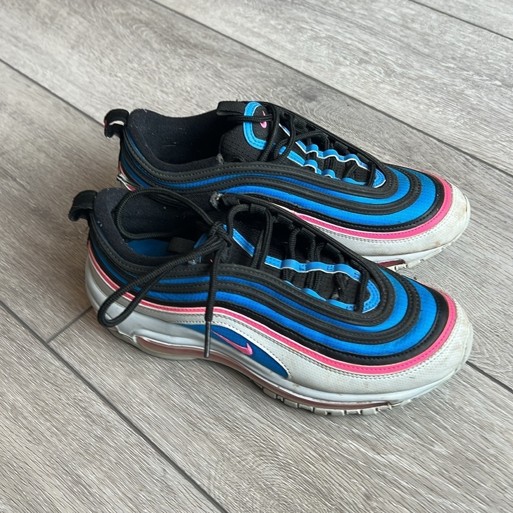 Nike air max 97 Multicolor pink blast Athletic Sneakers 6y women’s 7.5 - Picture 4 of 13